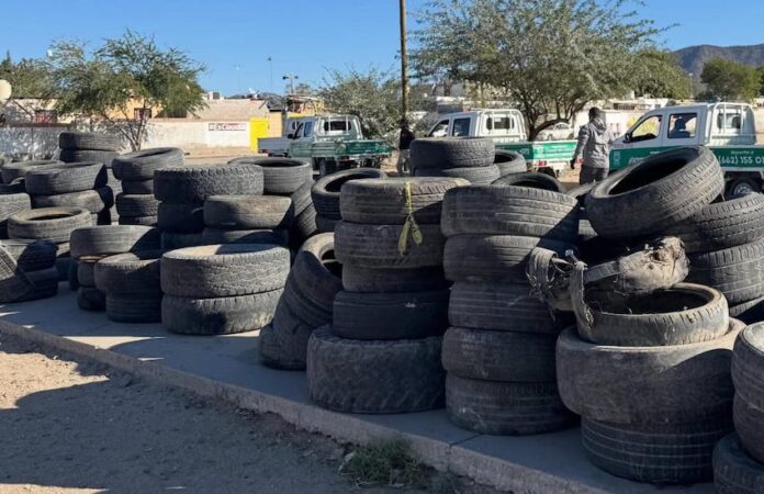 Recolecta Gobierno de Hermosillo más de 5 mil 130 llantas con el programa Llantatón por tu Salud; más de 138 ton de CO2 equivalentes evitadas.