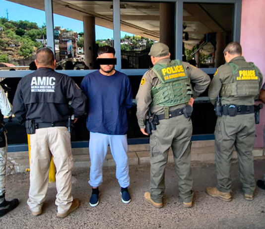 Deportado de EEUU es detenido por ministeriales en la línea fronteriza de Nogales