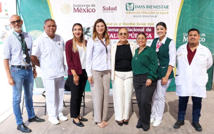Encabeza doctora Karla Córdova arranque de la Semana Nacional de Salud Pública 2026; con el objetivo de fortalecer las acciones de prevención, promoción y cuidado de la salud entre la población.