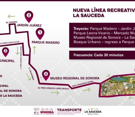 Anuncia gobernador Alfonso Durazo nueva Línea Recreativa La Sauceda