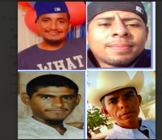 Identifican 4 cuerpos más; eran de Empalme