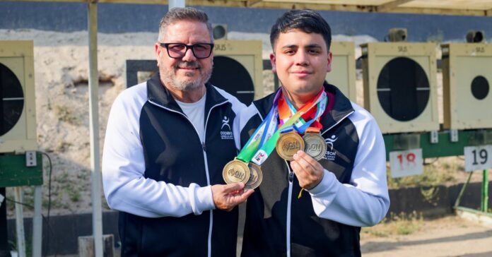 Estudiante sonorense conquista cuatro medallas en la Olimpiada Nacional 2026; David Ernesto Valdez Mouet, alumno de la carrera de la licenciatura en fisioterapia de la Universidad Estatal de Sonora.