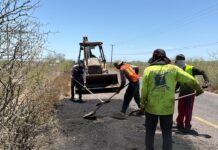 Rehabilitan la carretera estatal 85