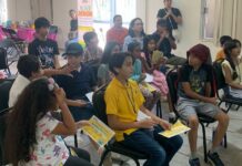 Niños y niñas participan en taller ambiental