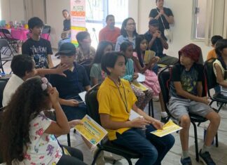 Niños y niñas participan en taller ambiental