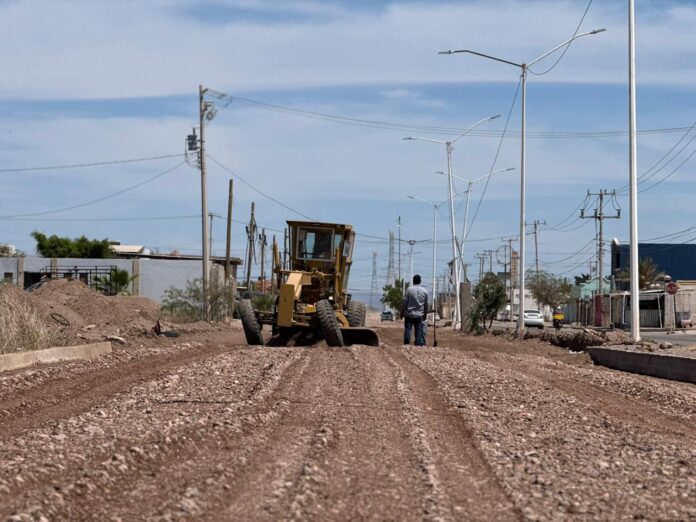 Mantiene Gobierno de Empalme intenso programa de obra; por gestiones del alcalde Luis Fuentes Aguilar ante el Gobierno del Estado y la federación, además de la aplicación de recursos propios.