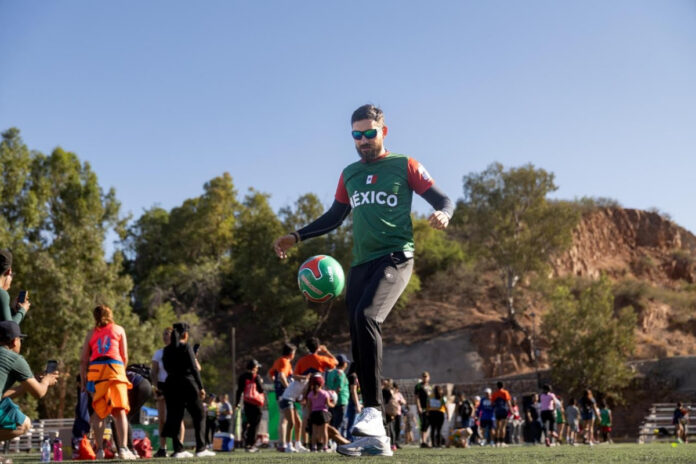 Realizan exitosa Carrera Mundialista Golazo en Nogales; iniciativa que busca fomentar la convivencia, el deporte y la participación de las familias sonorenses en el marco de la Copa Mundial de Futbol.