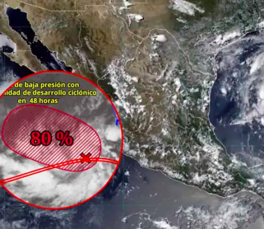 Ciclón ‘Amanda’ aumenta al 80% su probabilidad de formación