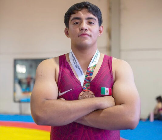 Consolida alumno de Cobach Sonora brillante trayectoria en lucha olímpica con cuatro medallas de oro