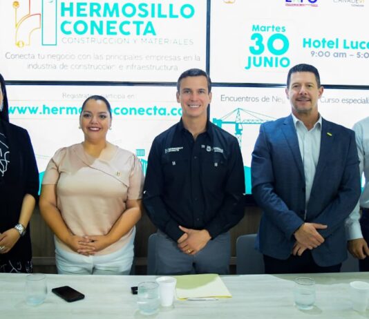 Anuncia Gobierno Municipal Hermosillo Conecta edición sector Construcción y Materiales