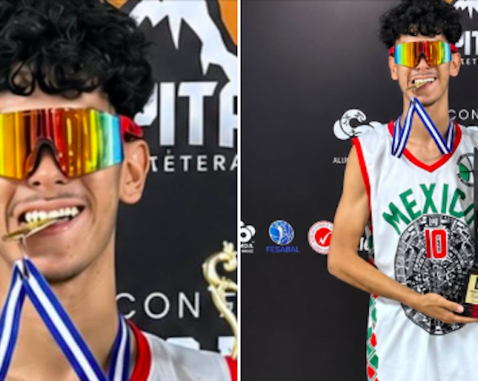 Alumno de Cobach triunfa en torneo internacional de basquetbol