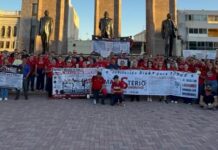 Maestros de Guaymas se unen a la protesta por la Ley de Pensiones 2007