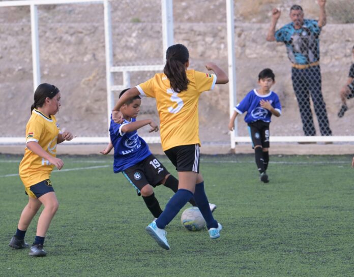 Continúan emociones y goleadas en El Mundialito H; niñas, niños y jóvenes protagonizan una jornada llena de goles, compañerismo y convivencia familiar en las diferentes sedes del torneo.