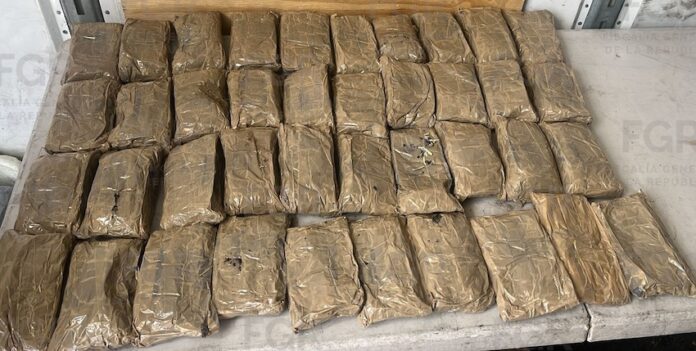 Trailero llevaba de Zapopan a Tijuana 20 kilos de heroína; agentes federales lo interceptaron y detuvieron en el tramo carretero Sonoyta-Caborca.