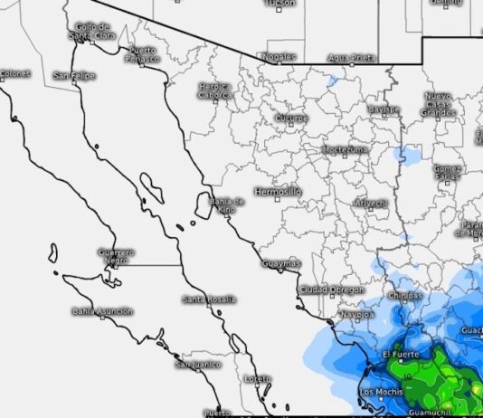 Lluvias dispersas podrían prestarse la tarde de hoy