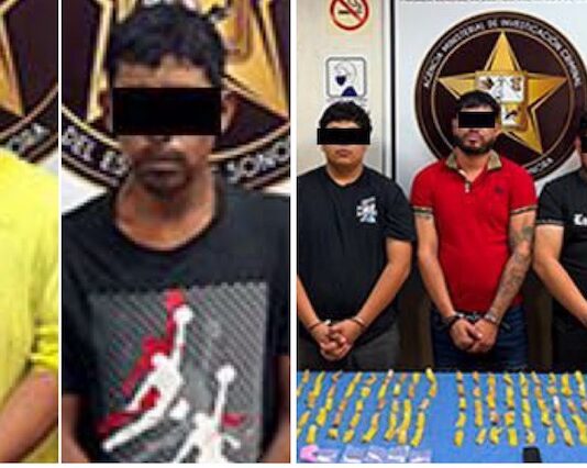 En cateos detienen a seis sujetos con droga
