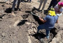 Hallan dos cuerpos en una fosa clandestina