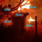 Vuelca y se incendia vehículo, en camino a Las Tinajas; era conducido por joven de 19 años, que afortunadamente resultó ileso en el accidente.