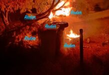 Vuelca y se incendia vehículo, en camino a Las Tinaja
