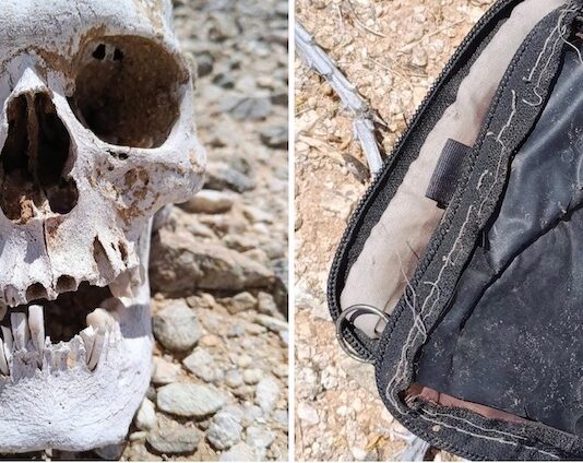 Hallan restos humanos en fosa clandestina