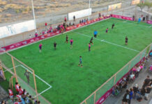 Inauguran cancha de futbol en el Área Deportiva ‘El Kilómetro’
