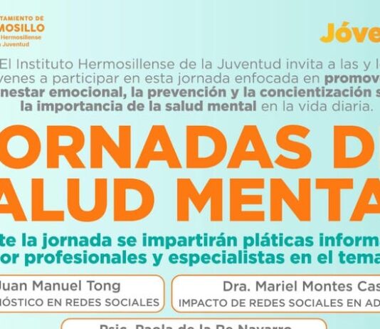 Impulsan Jornadas de Salud Mental para jóvenes con especialistas en bienestar emocional y uso de redes sociales
