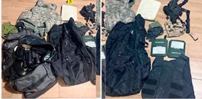 Revientan 'tiradero' y aseguran droga, cartuchos y un vehículo; operativo coordinado de parte de personal de distintas corporaciones de seguridad.