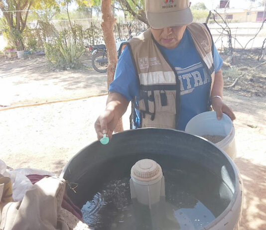 Refuerzan combate al dengue con fumigación de más de 65 mil hectáreas