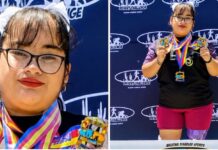 Atleta de deporte adaptado de Cobach conquista tres medallas de oro en competencia internacional