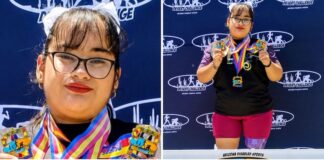 Atleta de deporte adaptado de Cobach conquista tres medallas de oro en competencia internacional