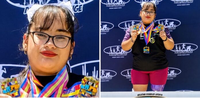 Atleta de deporte adaptado de Cobach conquista tres medallas de oro en competencia internacional; Yalitzia Castillo Valdez, perteneciente al plantel Villa de Seris.