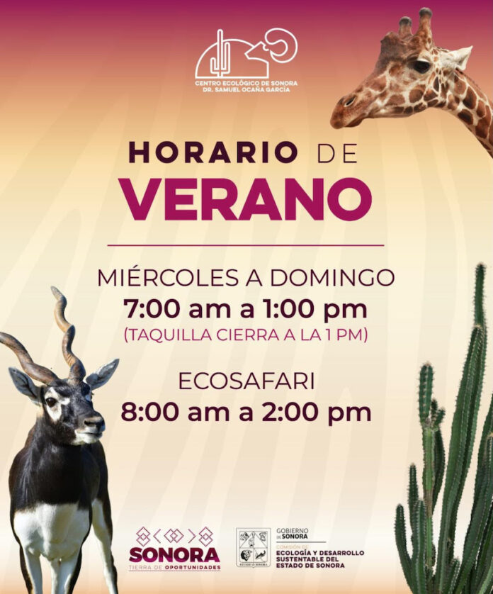 Ajustan horario de atención del Centro Ecológico; con el objetivo de brindar una mejor experiencia a las y los visitantes durante la temporada de altas temperaturas.