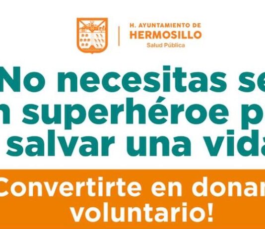 Promueve Gobierno de Hermosillo cultura solidaria de donación de sangre este viernes 12