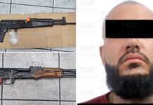 Detenido en la línea fronteriza con dos ‘cuernos de chivo’