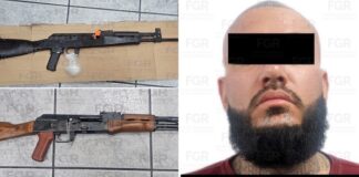 Detenido en la línea fronteriza con dos ‘cuernos de chivo’