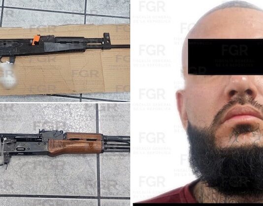 Detenido en la línea fronteriza con dos ‘cuernos de chivo’