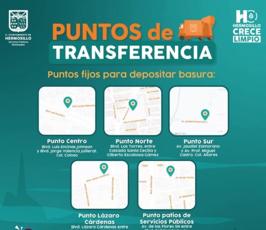 Recolecta Ayuntamiento más de 11 mil toneladas de residuos en los centros de transferencia en lo que va del año
