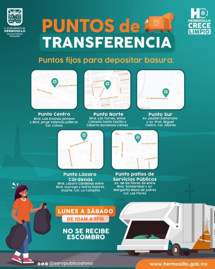 Recolecta Ayuntamiento más de 11 mil toneladas de residuos en los centros de transferencia en lo que va del año; también se han recolectado 11 mil 364 llantas en desuso.
