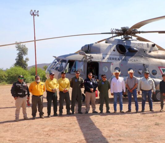 Avanza en un 55 por ciento control de incendio forestal en Arivechi