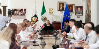 Gobernador Durazo refuerza alianza estratégica con Unión Europea; embajadores visitan Puerto de Guaymas