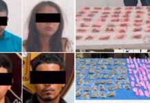 Cuatro detenidos con droga y arma de fuego