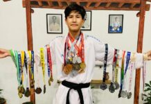 Alumno de Cecyte Sonora gana medalla de plata en Olimpiada Nacional de Karate Do
