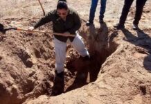 Hallan osamenta humana completa en una fosa clandestina