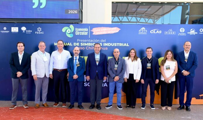 Promueve Toño Astiazarán economía de Hermosillo con nuevo modelo que impulsa el desarrollo sustentable; el Manual de Simbiosis Industrial cuenta con financiamiento de la Delegación de la Unión Europea en México.