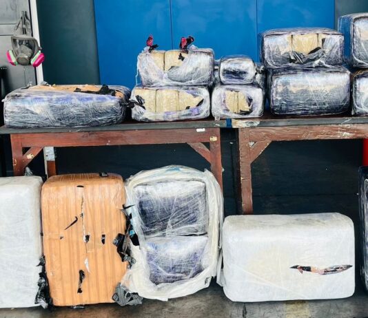 Trailero detenido con cargamento de droga en Sonora
