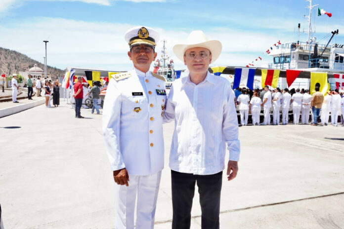 Gobernador Durazo conmemora el 84 aniversario del Día de la Marina Nacional, reconoció la labor patriótica de las mujeres y hombres que, desde las distintas actividades marítimas, contribuyen al desarrollo, la seguridad y la soberanía de México.