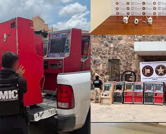 Aseguran cámaras clandestinas y ‘maquinitas’ ligadas a grupos delictivos