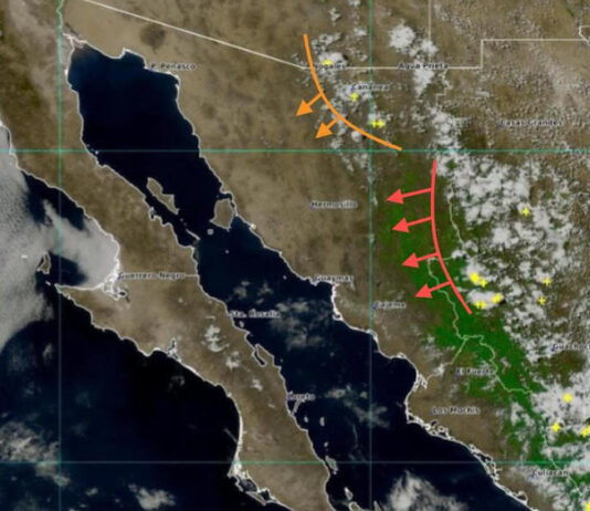 Se prevé que un conjunto de tormentas comiencen a originarse en las próximas horas