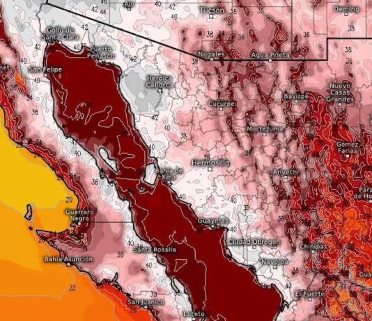 Ambiente extremadamente caluroso para este jueves en Sonora