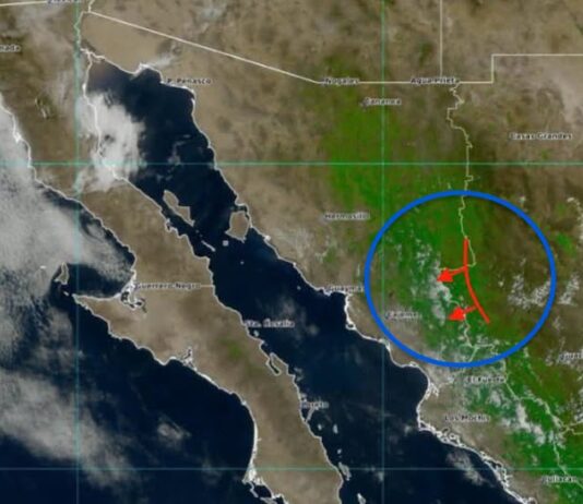 Potencial de chubascos y lluvias fuertes para la tarde-noche de hoy